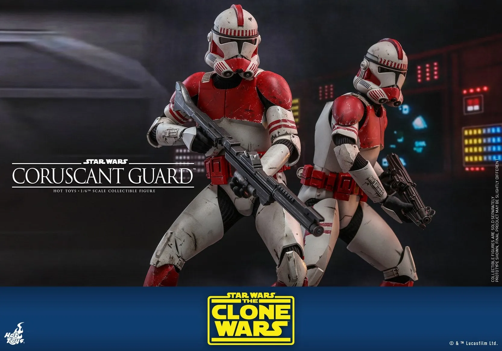 Hot Toys - TMS025 - Star Wars: The Clone War - 1/6th scale Coruscant Guar Collectible Figure