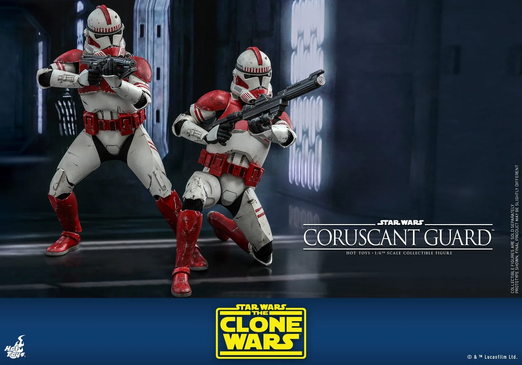 Hot Toys - TMS025 - Star Wars: The Clone War - 1/6th scale Coruscant Guar Collectible Figure