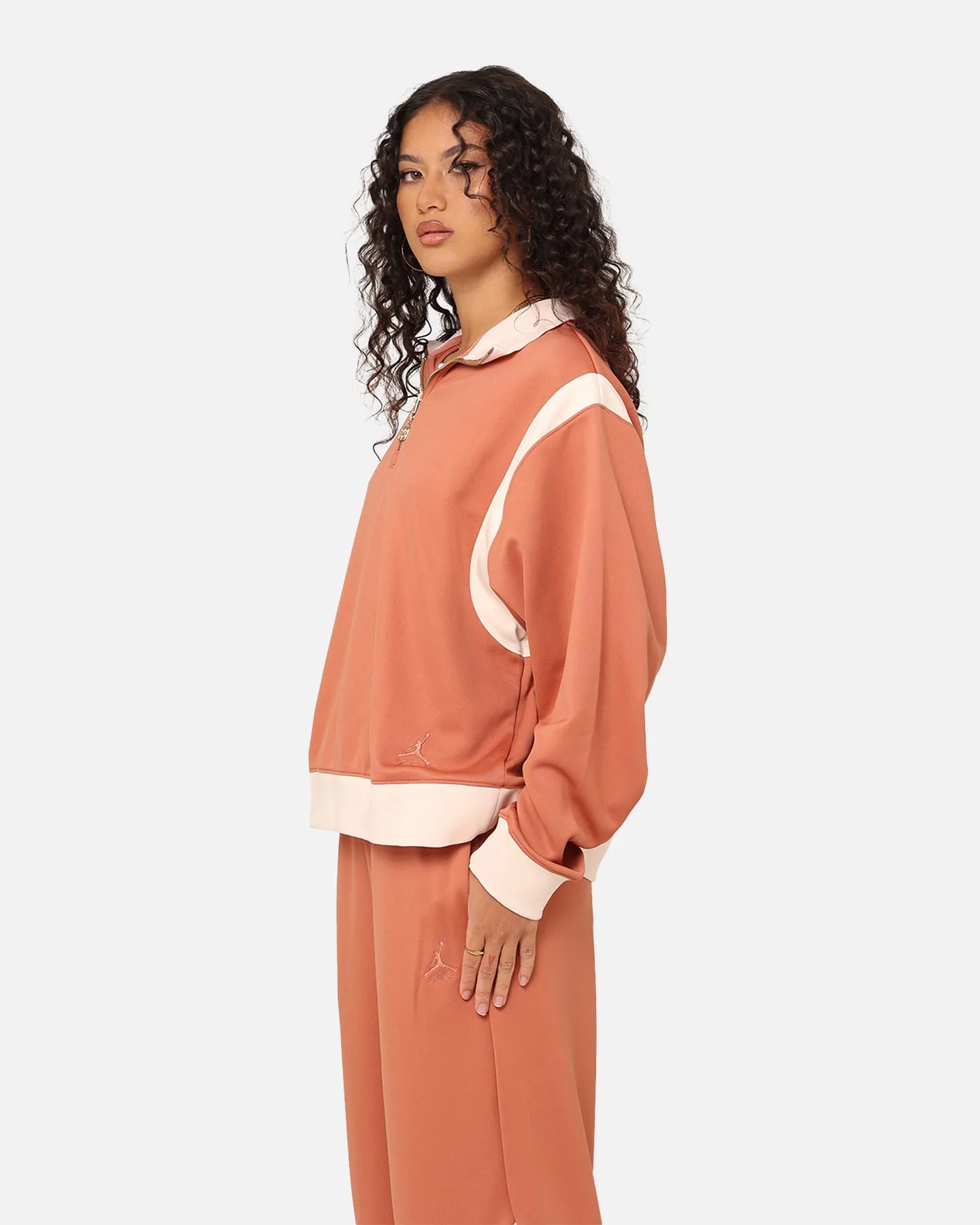 Jordan Women's (Her)itage Suit Top Sky J Orange/Guava Ice