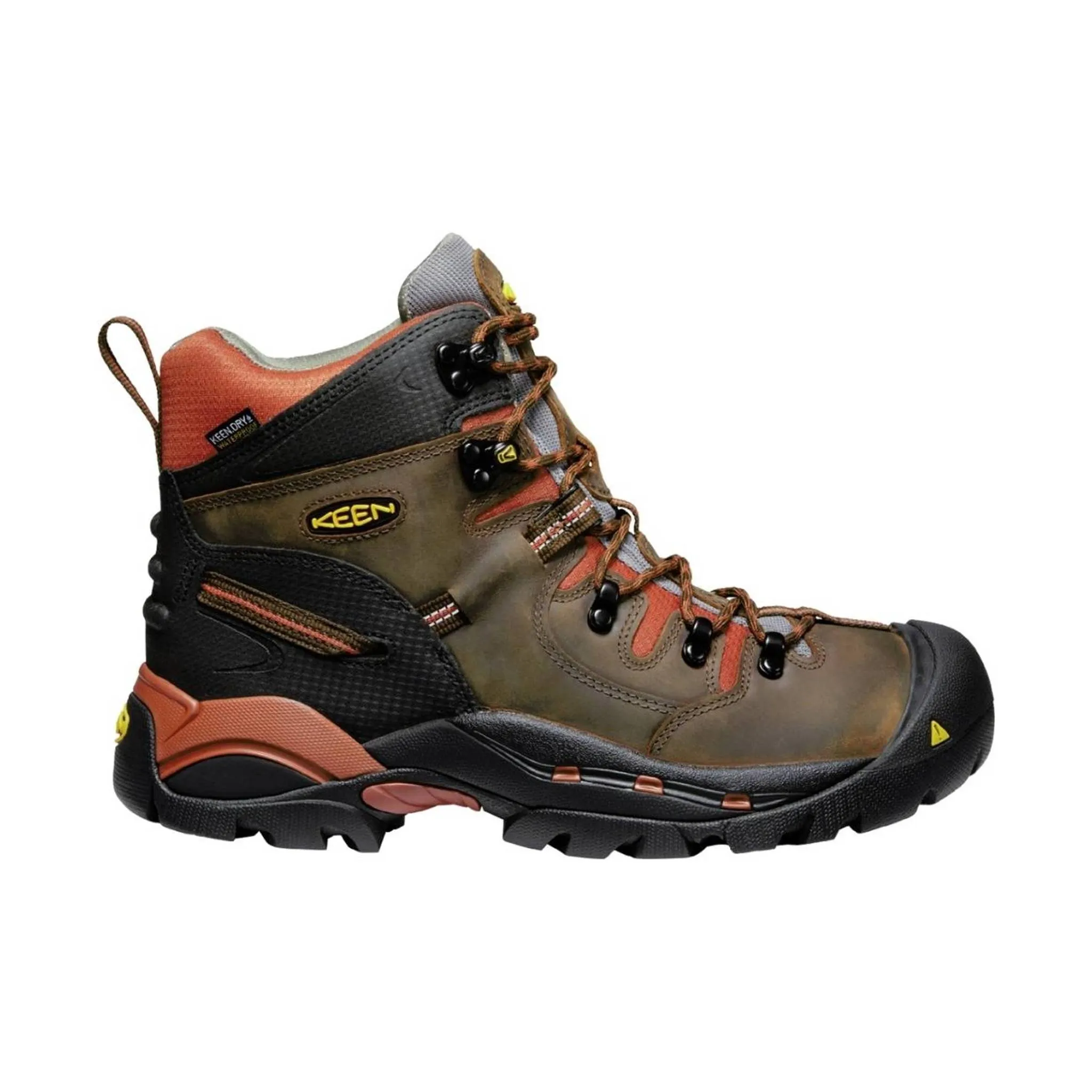 KEEN Utility Men's Pittsburgh Soft Toe Boot - Cascade Brown/Bombay Brown