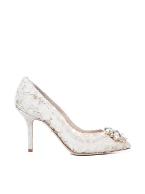 Lace Ice Pumps with Swarovski Crystals