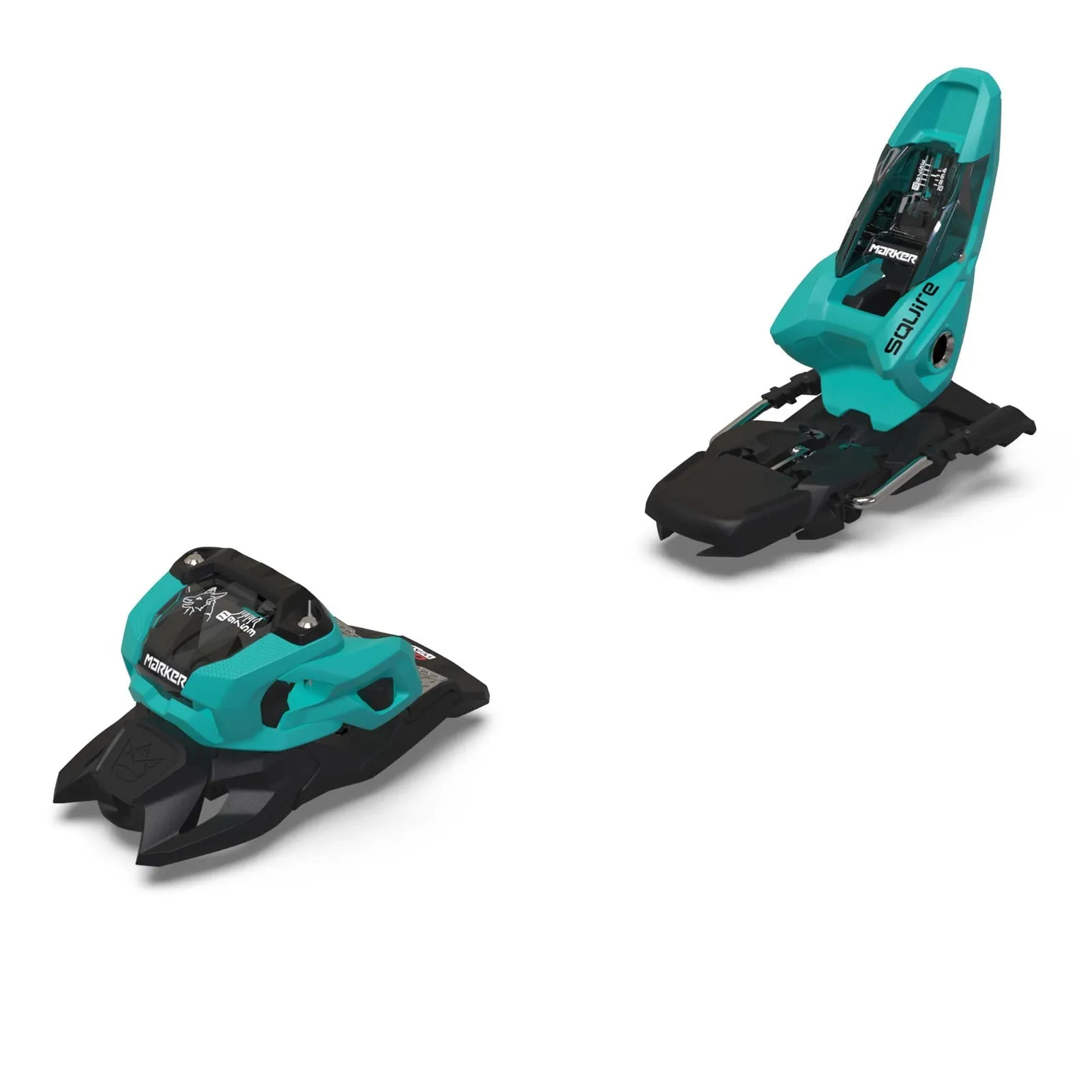 Marker Squire 11 Ski Bindings - Black/Teal 2025