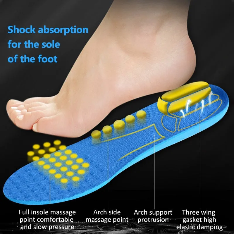 Memory Foam Insoles for Shoes Sole Deodorant Breathable Cushion Running Insoles