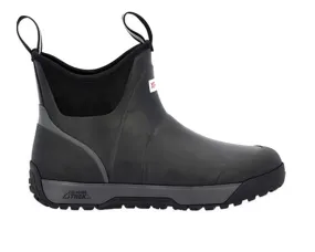 Men`s Ice Fleece Lined Rubber Ankle Deck Boot