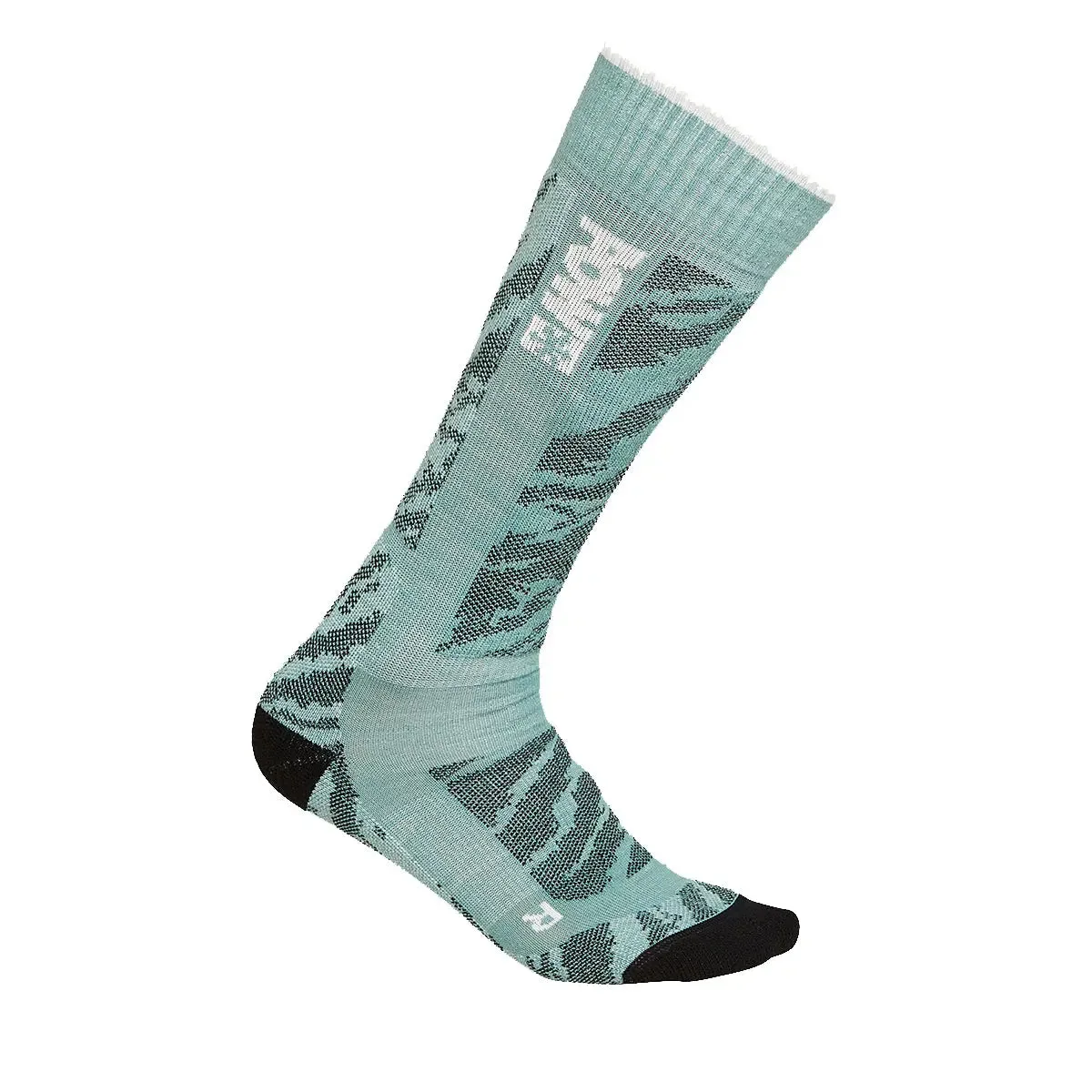 Merino Ski  Medium Over the Calf Socks - Prizm Blue