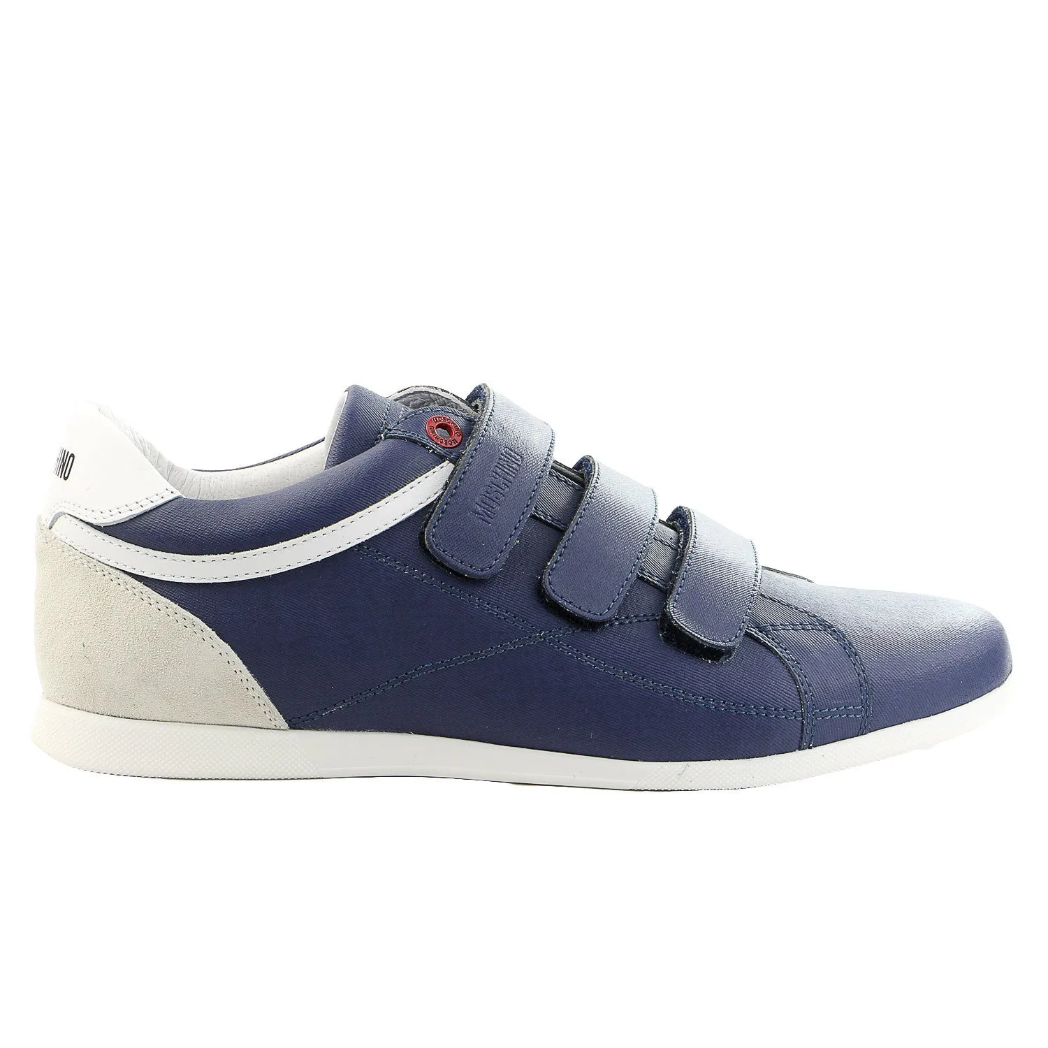 Moschino 56066 Cr. Ice/Velour/Vit. Bost Fashion Shoes - Blue - Mens