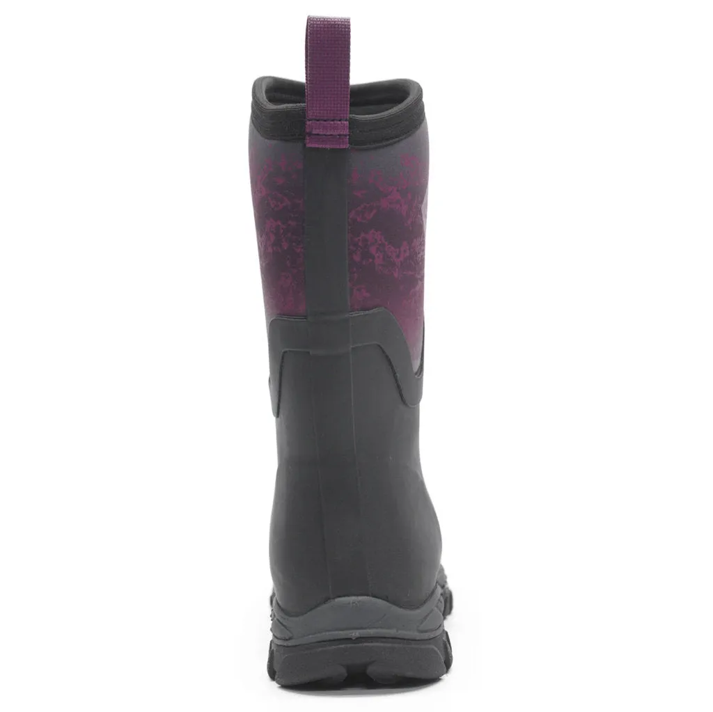 Muck Boot Womens Boots Arctic Sport II Mid Pull-On Wellington Rubber Textile - UK 4