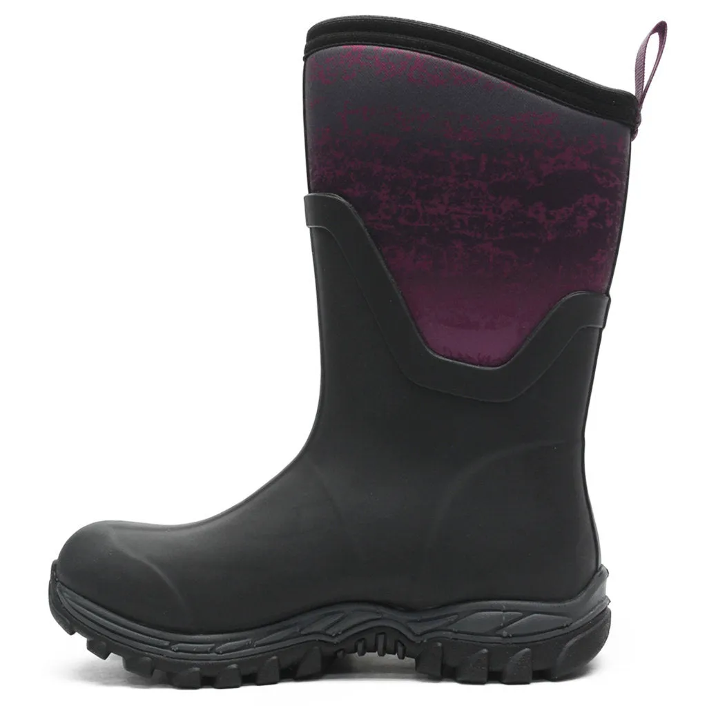 Muck Boot Womens Boots Arctic Sport II Mid Pull-On Wellington Rubber Textile - UK 4