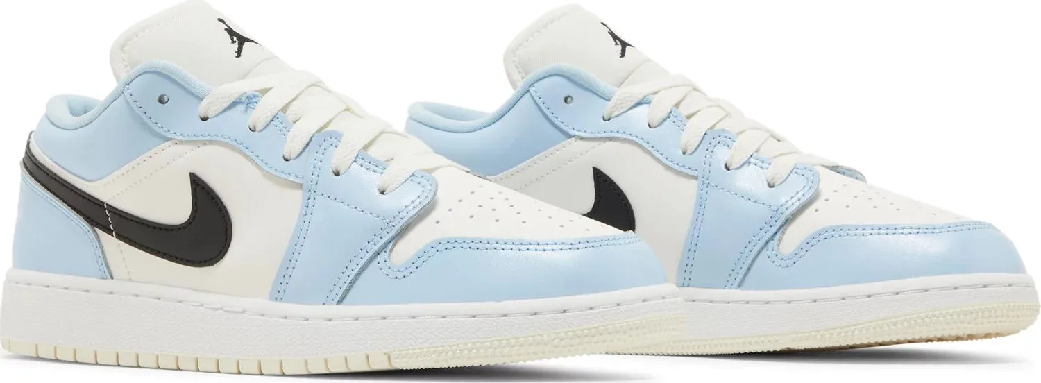 Nike Air Jordan 1 Low Ice Blue Black (GS) Women's