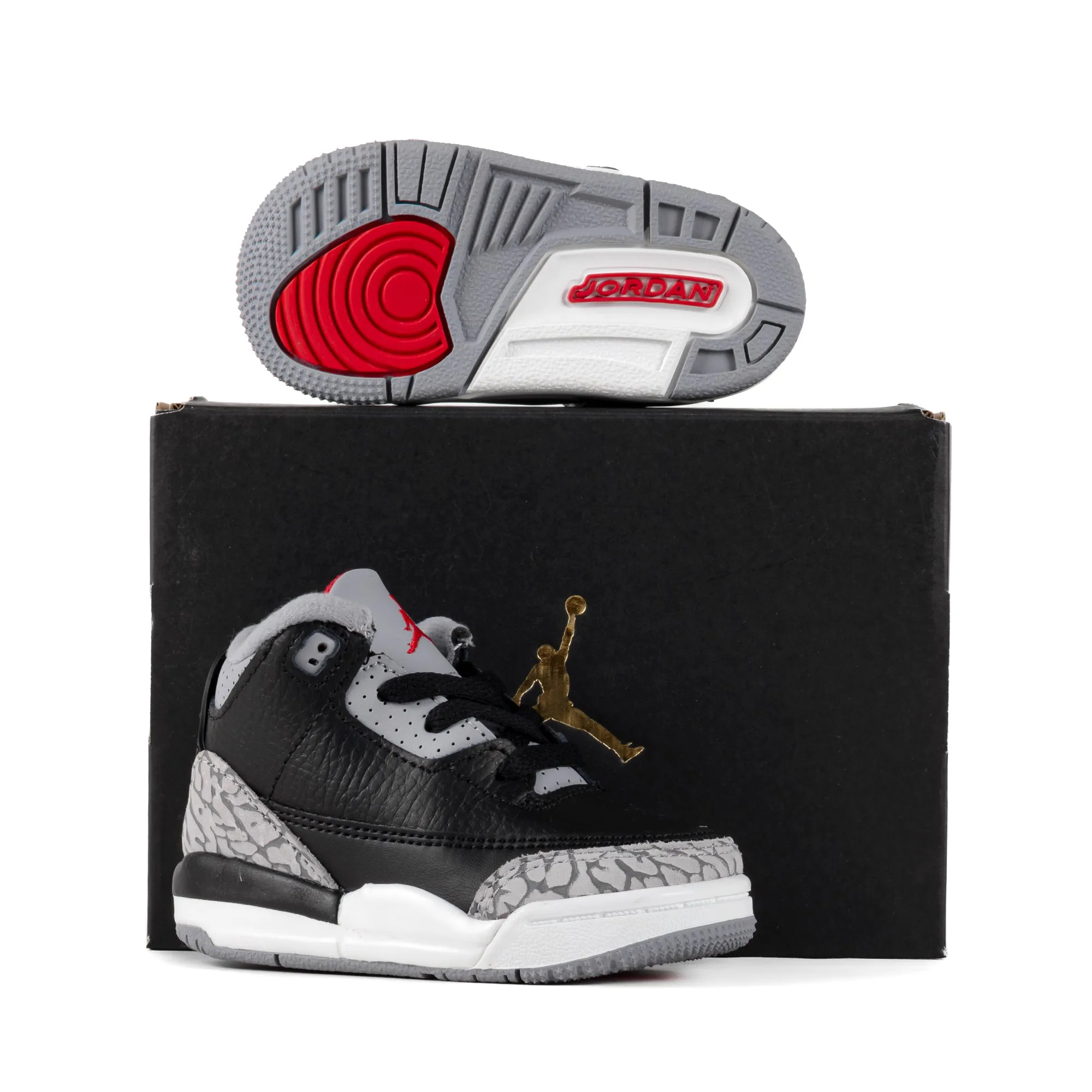 Nike Jordan 3 Retro Black/Fire Red/Cement Grey/Summit White DM0968-010