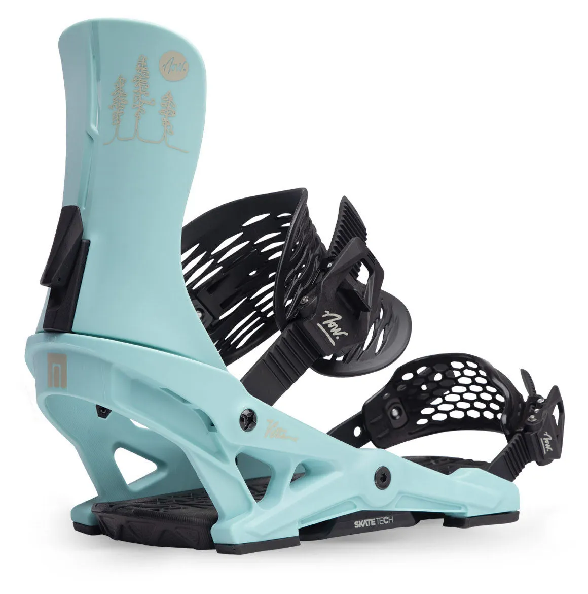 Now Vetta Snowboard Bindings Womens 2024 Arctic Blue