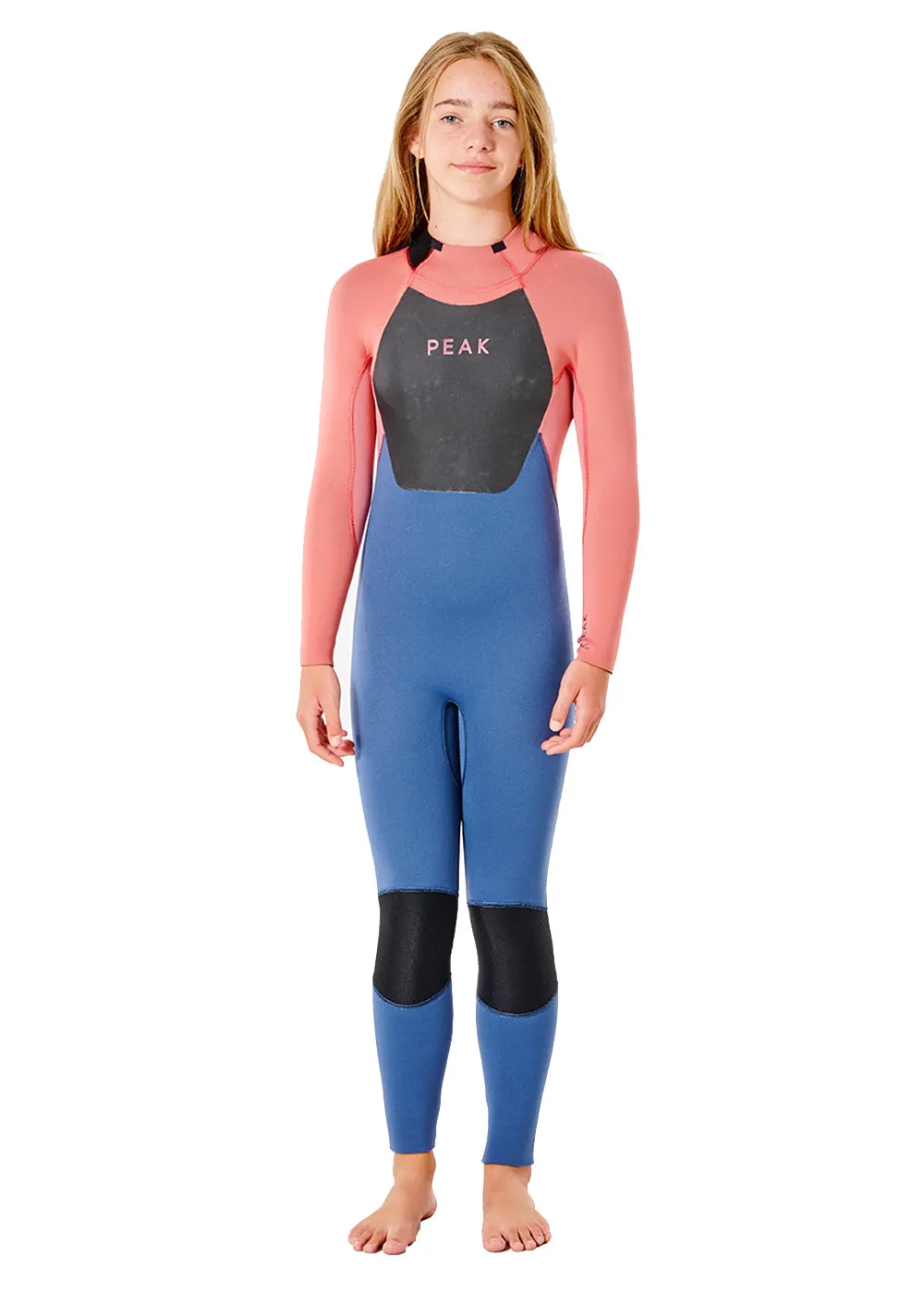 Peak Girls Energy 3/2mm GB Back Zip Steamer Wetsuit