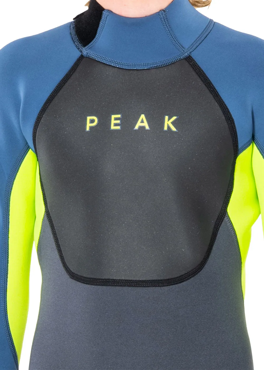 Peak Junior Energy 3/2mm GB Back Zip Steamer Wetsuit