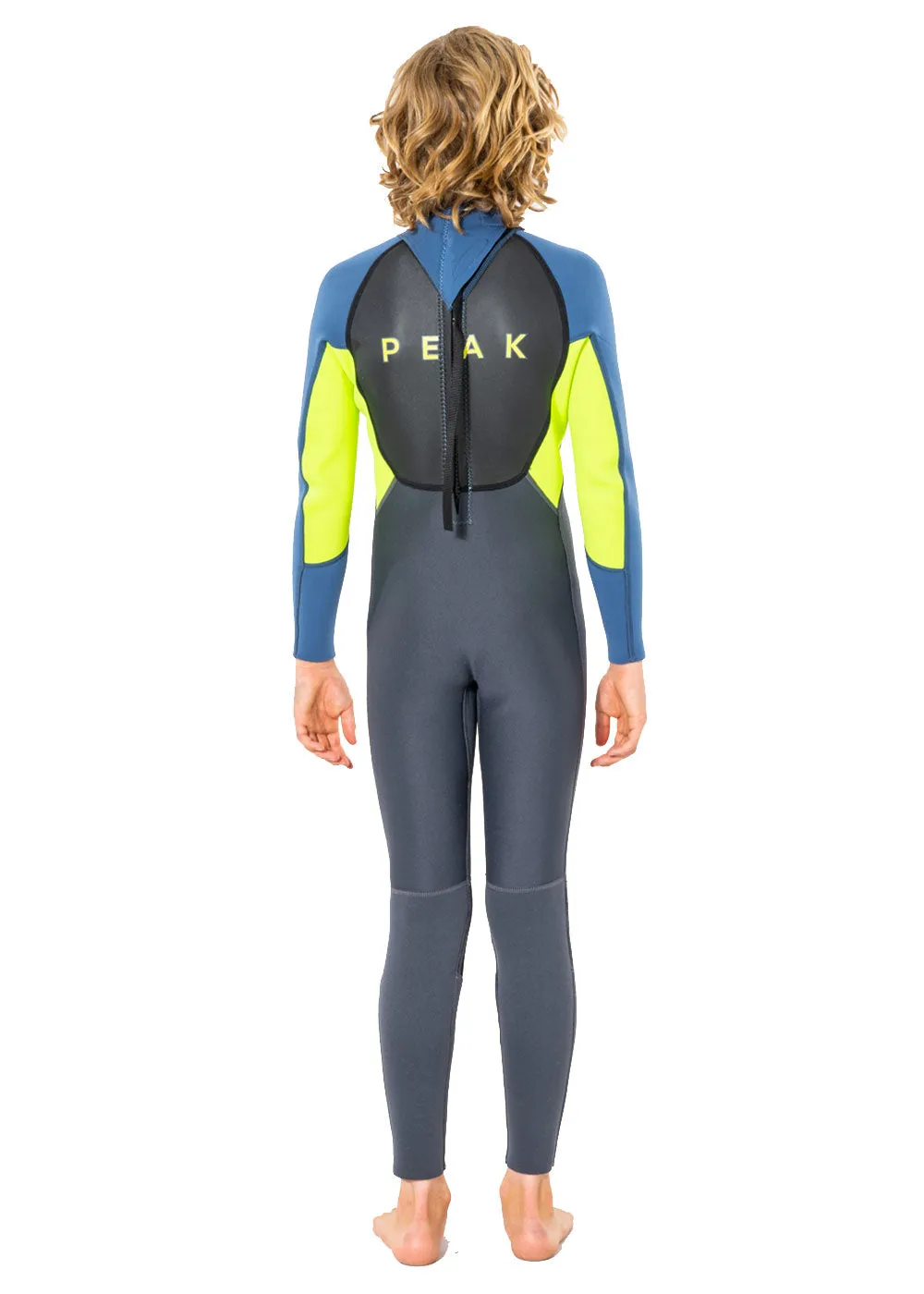 Peak Junior Energy 3/2mm GB Back Zip Steamer Wetsuit