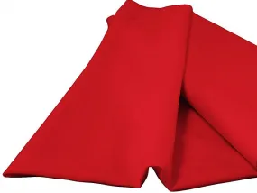 Red 58/59" Wide 100% Premium Woven Polyester Poplin Fabric By The Yard