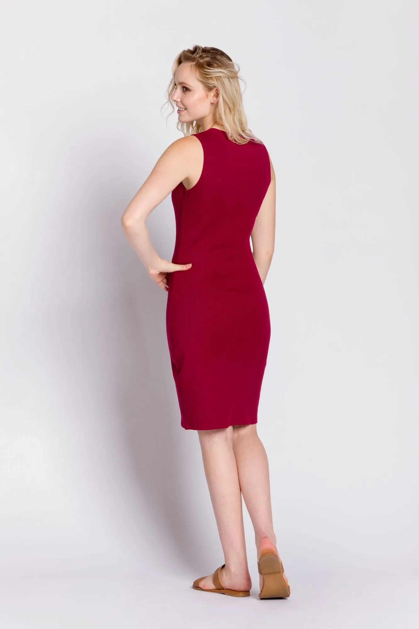 Reese | Women's Sleeveless Rib Dress