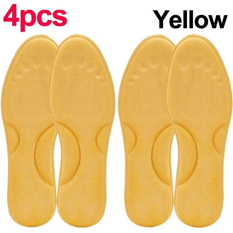 Self-Heating Memory Foam Insoles with Arch Support for Winter Comfort