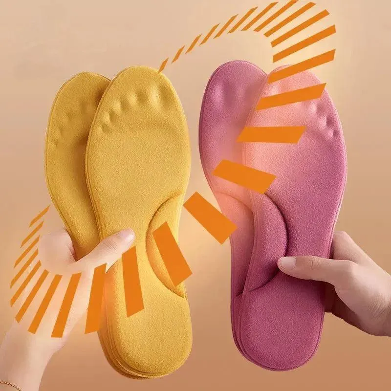 Self-Heating Memory Foam Insoles with Arch Support for Winter Comfort