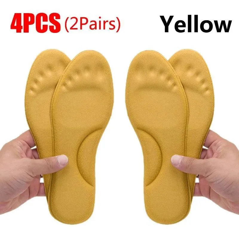 Self-Heating Memory Foam Insoles with Arch Support for Winter Comfort