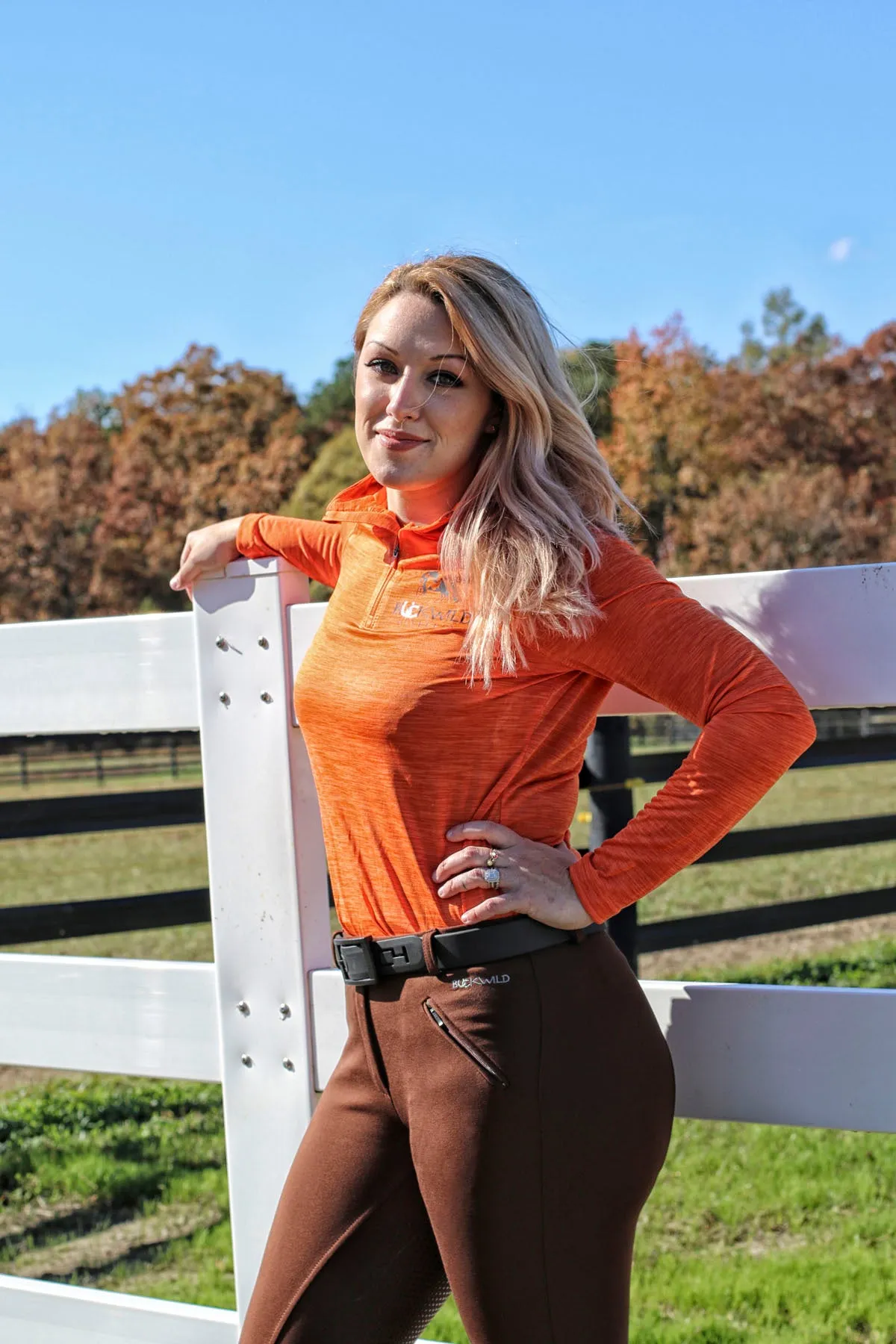 Signature Mid-Waist Winter Breech | Mocha   Mocha | Side Phone Pocket