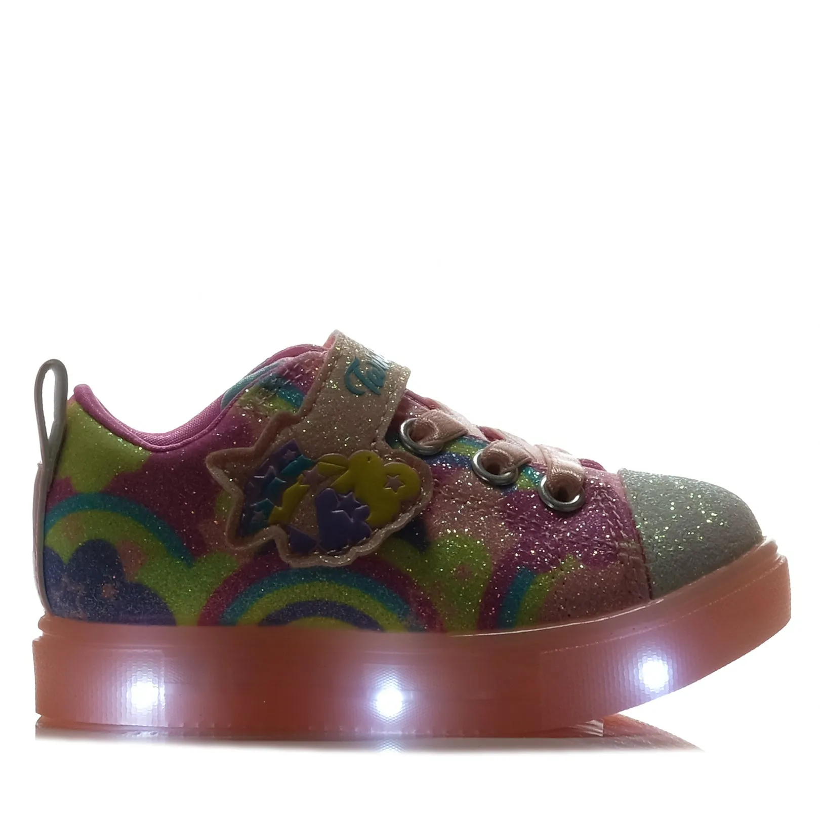 Skechers Twinkle Sparks Ice 2.0 - Shimmering Sky Coral/Multi