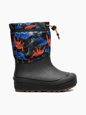 Snow Shell Kid's Real Dino Boot - Black Multi