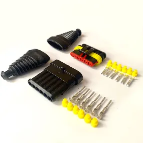 SuperSeal Connector Kit / 6 Pin / With Rubber Boots