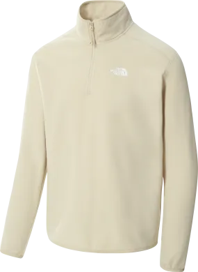 The North Face Men&#x27;s 100 Glacier 1/4 Zip Fleece Gravel | Buy The North Face Men&#x27;s 100 Glacier 1/4 Zip Fleece Gravel here | Outnorth