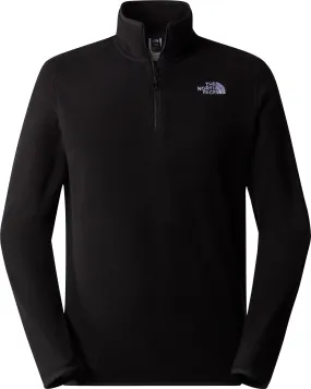 The North Face Men&#x27;s 100 Glacier 1/4 Zip Fleece TNF Black/NPF | Buy The North Face Men&#x27;s 100 Glacier 1/4 Zip Fleece TNF Black/NPF here | Outnorth