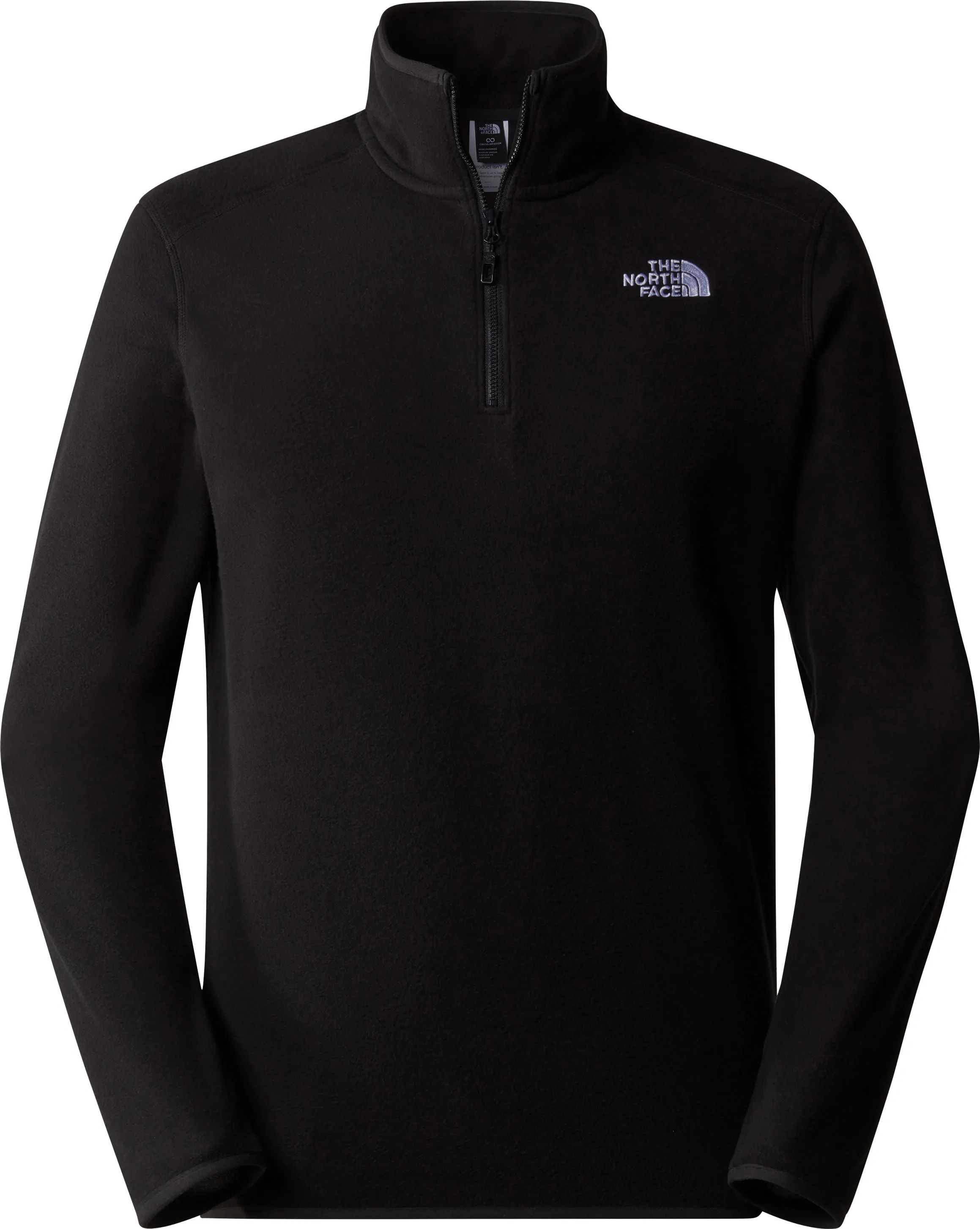 The North Face Men&#x27;s 100 Glacier 1/4 Zip Fleece TNF Black/NPF | Buy The North Face Men&#x27;s 100 Glacier 1/4 Zip Fleece TNF Black/NPF here | Outnorth