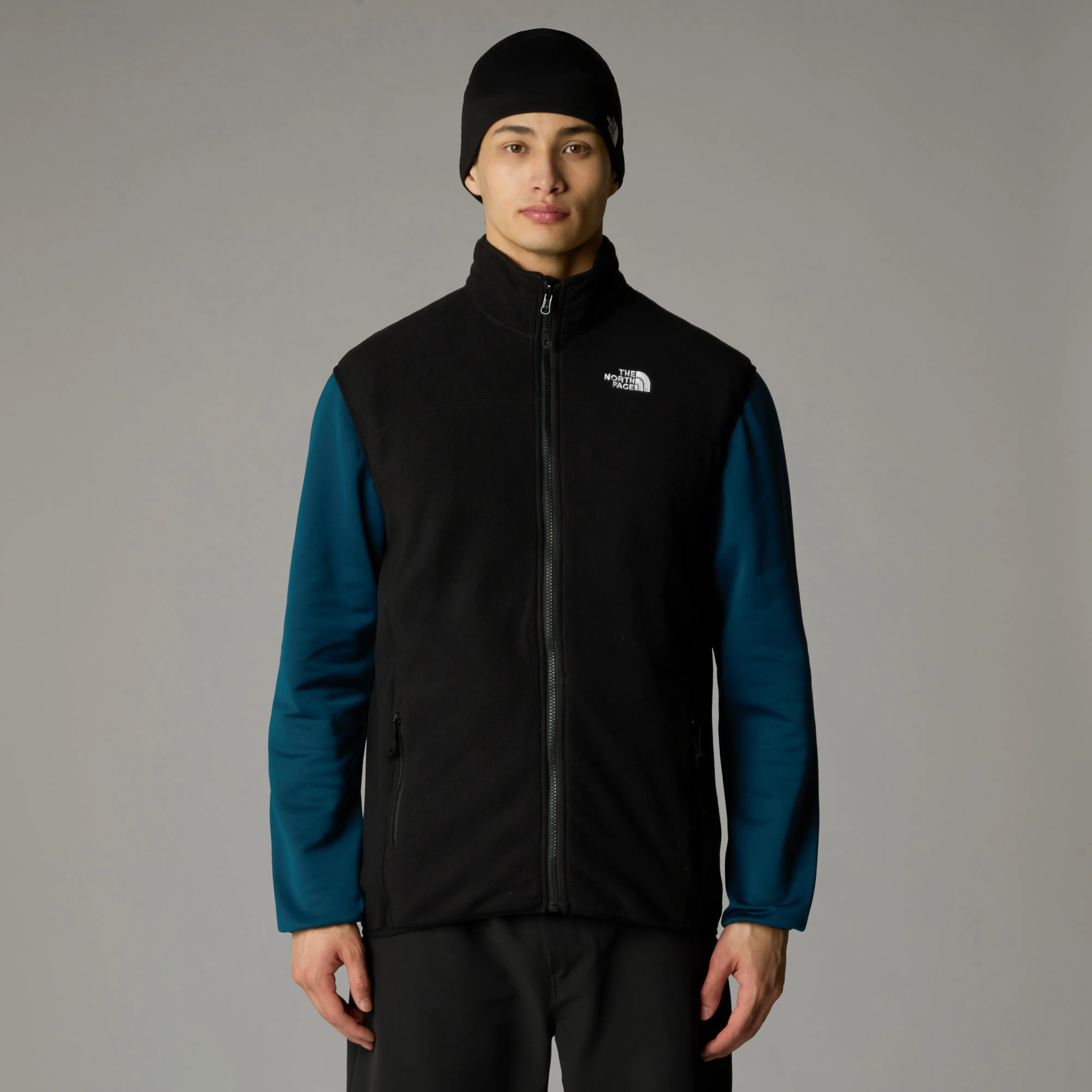 The North Face Men&#x27;s 100 Glacier Vest TNF Black/NPF | Buy The North Face Men&#x27;s 100 Glacier Vest TNF Black/NPF here | Outnorth