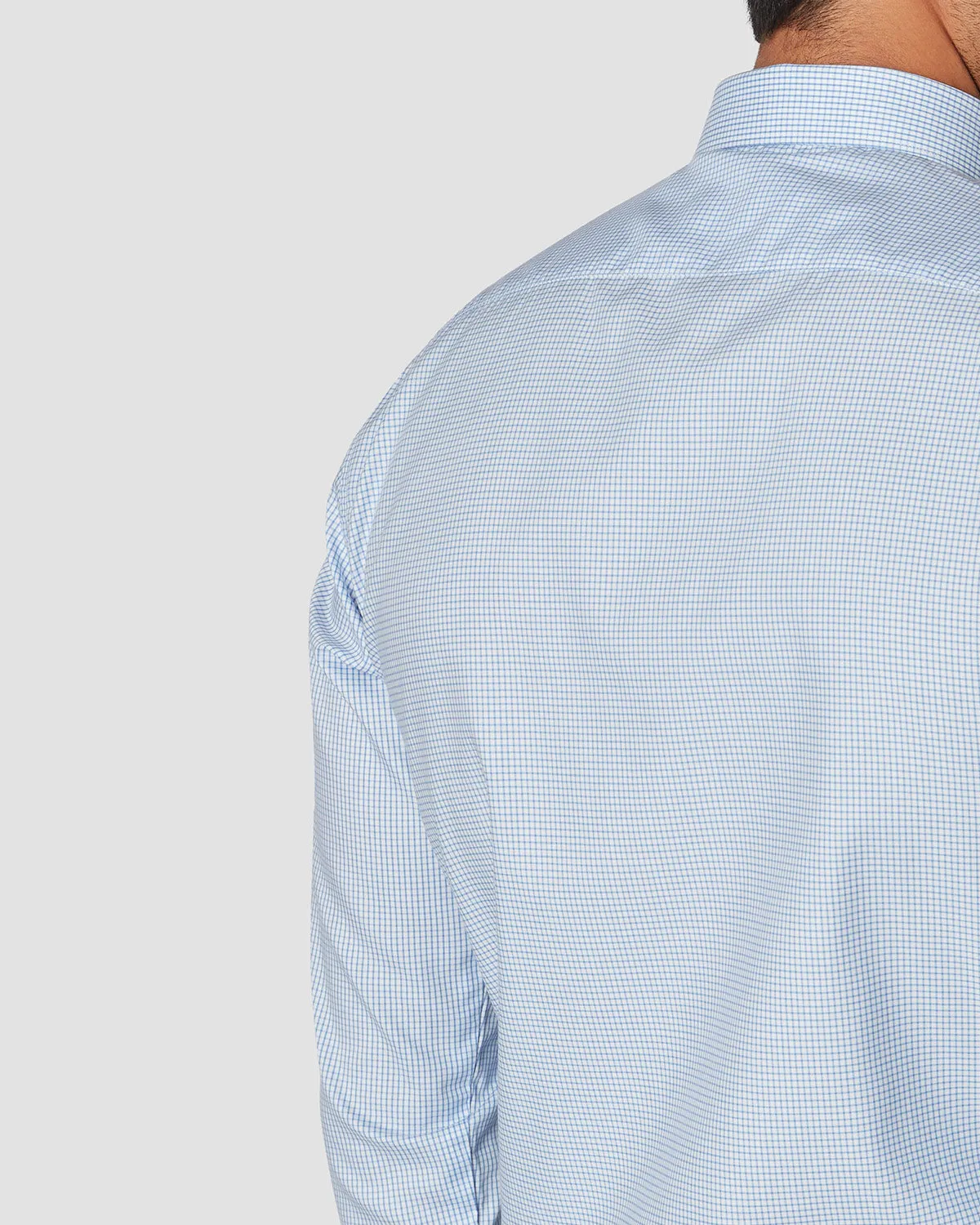 Thomas Mason Glacier Grid Wrinkle Resistant Shirt