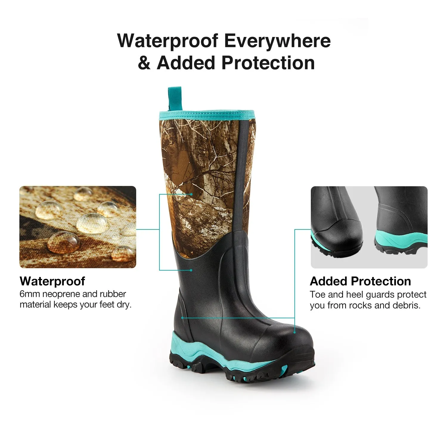 TideWe® Hunting Boots for Women Light Waterproof Boots