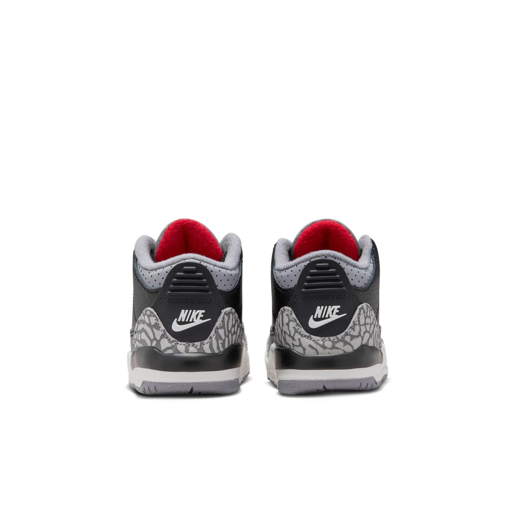 Toddler Air Jordan 3 Retro "Black Cement" - BLACK/FIRE RED-CEMENT GREY-SUMMIT WHITE