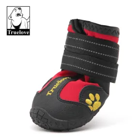 Truelove Waterproof Pet Boots for Dogs (Red, Set of 4)