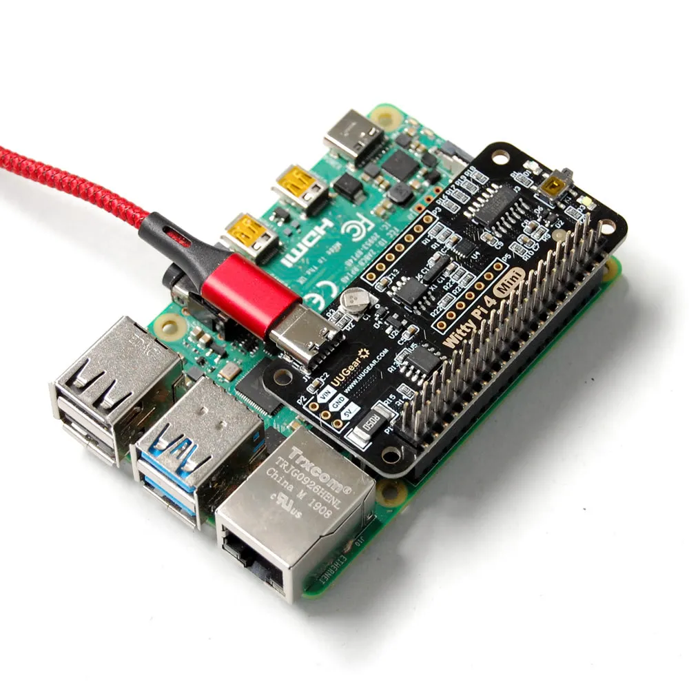 Witty Pi 4 Mini: Realtime Clock and Power Management for Raspberry Pi