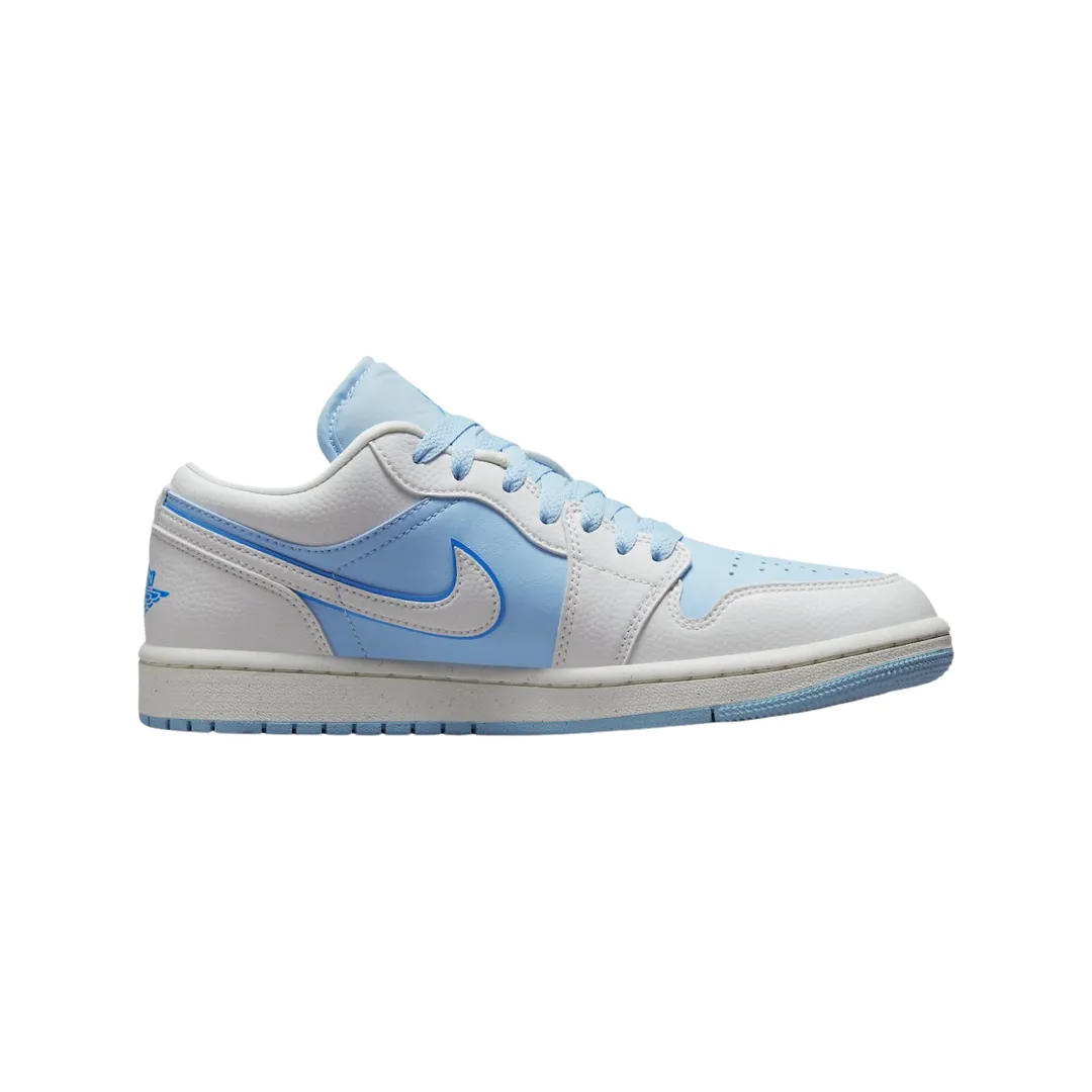 Women's Air Jordan 1 Low Reverse Ice Blue White