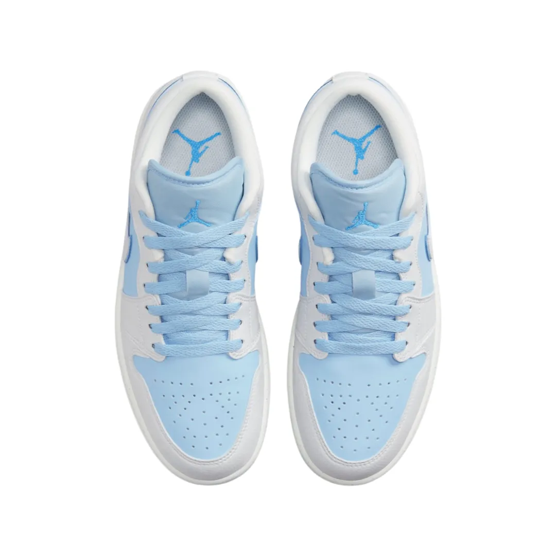 Women's Air Jordan 1 Low Reverse Ice Blue White