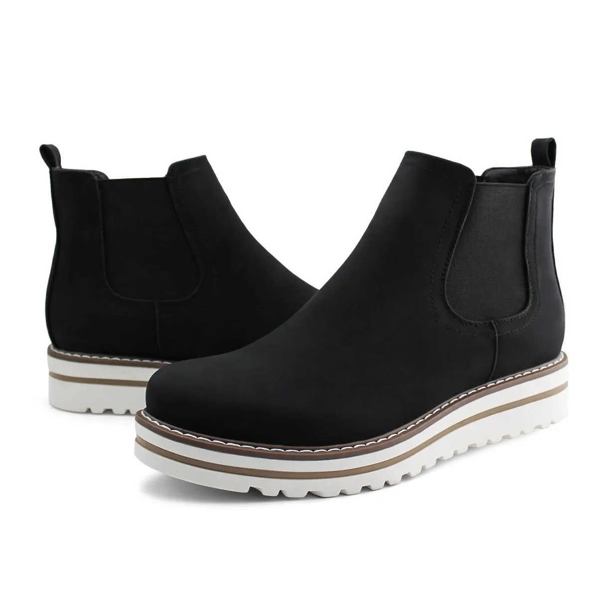 Womens Chelsea Elastic Ankle Boots