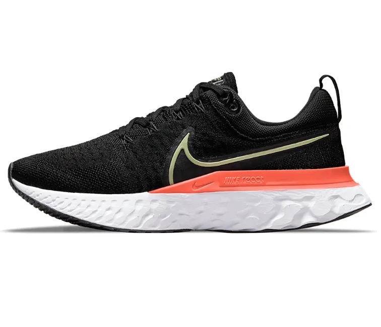 Women's Nike React Infinity Run FK 2 (Black/Lime Ice-Magic Ember)